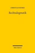 Cover: Rechtsdogmatik - Mohr Siebeck