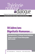 Cover: 50 Jahre/ans Dignitatis Humanae. - Academic Press Fribourg