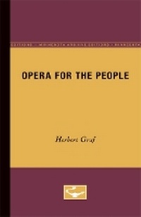 Enlarge image Cover: Opera for the People - University of Minnesota Press