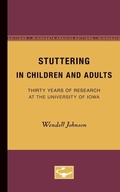 Cover: Stuttering in Children and Adults - University of Minnesota Press