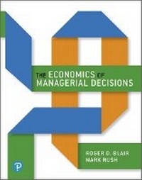 Enlarge image Cover: The Economics of Managerial Decisions - Pearson