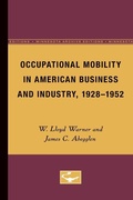 Cover: Occupational Mobility in American Business and Industry, 1928-1952 - University of Minnesota Press