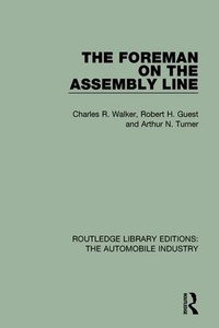 Abbildung von: The Foreman on the Assembly Line - Routledge