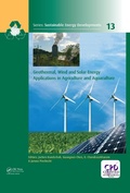 Cover: Geothermal, Wind and Solar Energy Applications in Agriculture and Aquaculture - CRC Press