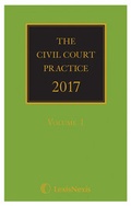 Cover: The Civil Court Practice 2017 - Butterworths Law
