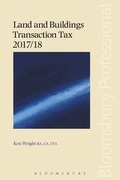 Cover: Land and Buildings Transaction Tax 2017/18 - Bloomsbury Professional