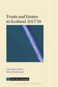 Abbildung von: Trusts and Estates in Scotland 2017/18 - Bloomsbury Professional