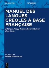 Abbildung von: Manuel des langues créoles à base française - De Gruyter