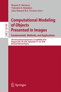 Cover: Computational Modeling of Objects Presented in Images. Fundamentals, Methods, and Applications - Springer