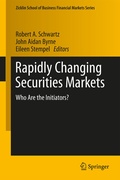 Cover: Rapidly Changing Securities Markets - Springer