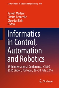 Abbildung von: Informatics in Control, Automation and Robotics - Springer