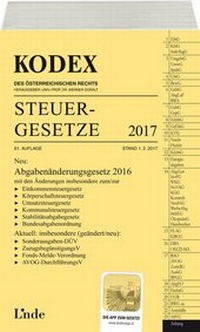 Abbildung von: KODEX Steuergesetze 2017 - Linde