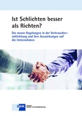 Cover: Ist Schlichten besser als Richten? - DiHK Verlag