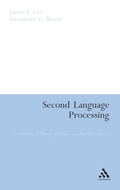 Cover: Second Language Processing - Continuum International Publishing Group Ltd.
