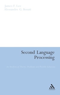 Enlarge image Cover: Second Language Processing - Continuum International Publishing Group Ltd.