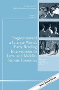 Cover: Progress toward a Literate World - Jossey-Bass