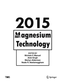 Enlarge image Cover: Magnesium Technology 2015 - Springer