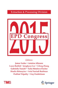 Enlarge image Cover: EPD Congress 2015 - Springer