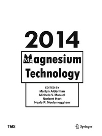 Enlarge image Cover: Magnesium Technology 2014 - Springer