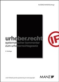 Cover: urheber.recht - Manz