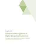 Cover: Information Management in Higher Education Institutions - tredition
