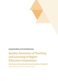 Cover: Quality Assurance of Teaching and Learning in Higher Education Institutions - tredition