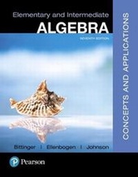 Abbildung von: Elementary and Intermediate Algebra - Pearson