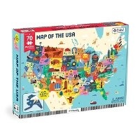 Enlarge image Cover: Map of the U.S.A. Puzzle - Galison