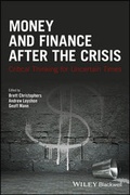 Cover: Money and Finance After the Crisis - Wiley-Blackwell