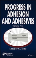 Cover: Progress in Adhesion and Adhesives, Volume 2 - Wiley-Scrivener
