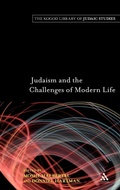 Cover: Judaism and the Challenges of Modern Life - Continuum International Publishing Group Ltd.