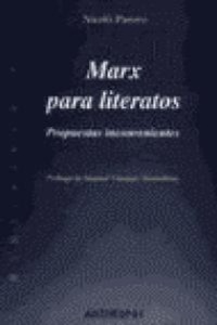 Abbildung von: Marx para literatos : propuestas inconvenientes - Anthropos Editorial