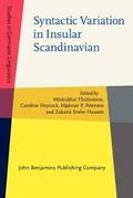 Cover: Syntactic Variation in Insular Scandinavian - John Benjamins Publishing Co