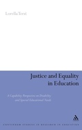 Cover: Justice and Equality in Education - Continuum International Publishing Group Ltd.