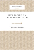 Cover: How to Write a Great Business Plan - Harvard Business Review Press