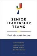 Cover: Senior Leadership Teams - Harvard Business Review Press