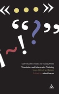 Cover: Translator and Interpreter Training - Continuum International Publishing Group Ltd.