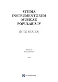 Cover: Studia Instrumentorum Musicae Popularis IV - readbox publishing