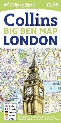 Abbildung von: London Big Ben Map - Collins