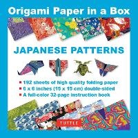 Enlarge image Cover: Origami Paper in a Box - Japanese Patterns - Tuttle Publishing
