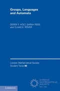 Cover: Groups, Languages and Automata - Cambridge University Press