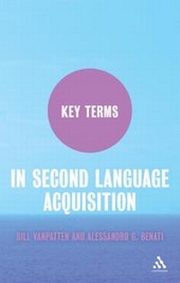 Enlarge image Cover: Key Terms in Second Language Acquisition - Continuum International Publishing Group Ltd.