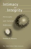 Cover: Intimacy or Integrity - University of Hawai'i Press