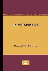 Enlarge image Cover: On Metaphysics - University of Minnesota Press