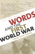 Cover: Words and the First World War - Bloomsbury Academic