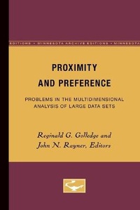 Enlarge image Cover: Proximity and Preference - University of Minnesota Press