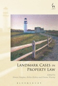 Cover: Landmark Cases in Property Law - Hart Publishing