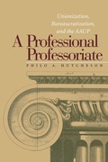Cover: A Professional Professoriate - Vanderbilt University Press