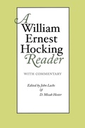 Cover: A William Ernest Hocking Reader - Vanderbilt University Press