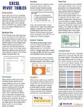 Bild: Excel Pivot Tables Laminated Tip Card - Holy Macro! Books